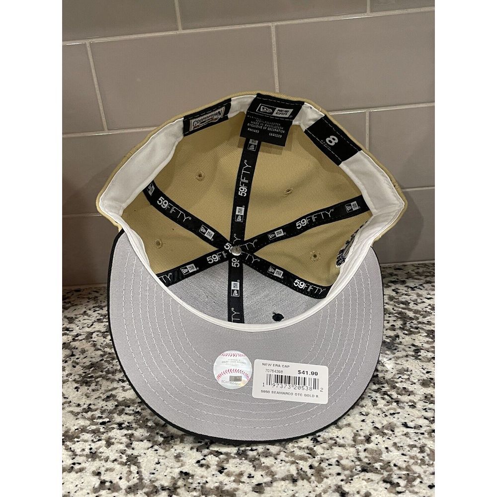 New Era 59Fifty Fitted Seattle Mariners 35th Anniversary Side Patch Hat Sz 8 - Picture 6 of 6